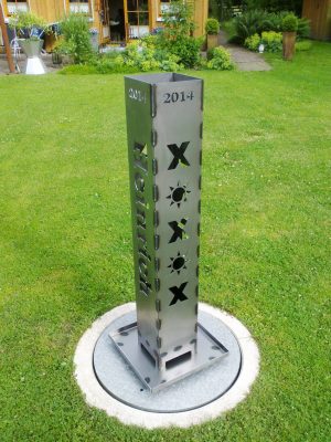 Feuersäule 4-eckig
